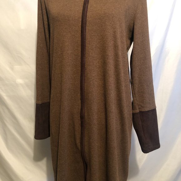 Rafaella Zip Front Duster/Tunic Cardigan - Picture 4 of 6